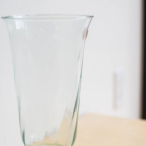 Vase 10 pouces en verre 100% recyclé