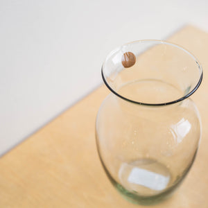 Vase 7.5 pouces en verre 100% recyclé